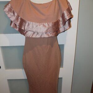 Entry Layered Stretch Dress Size S Women's